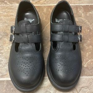 Black Dr Martens Mary Janes